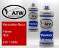 Preview: Mercedes-Benz, Flame Red, 432 / 3432: 400ml Sprühdose + 400ml Klarlack - Set, von ATW Autoteile West.